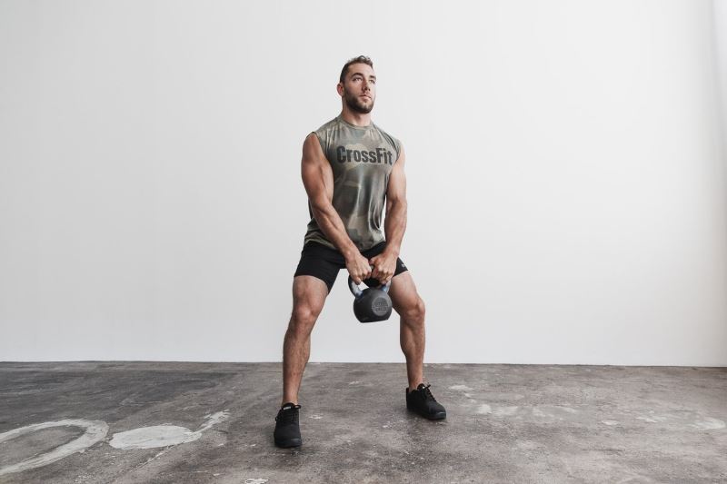 Nobull Crossfit sleeveless Camo T-shirts Herren Camouflage | TRUMDS615